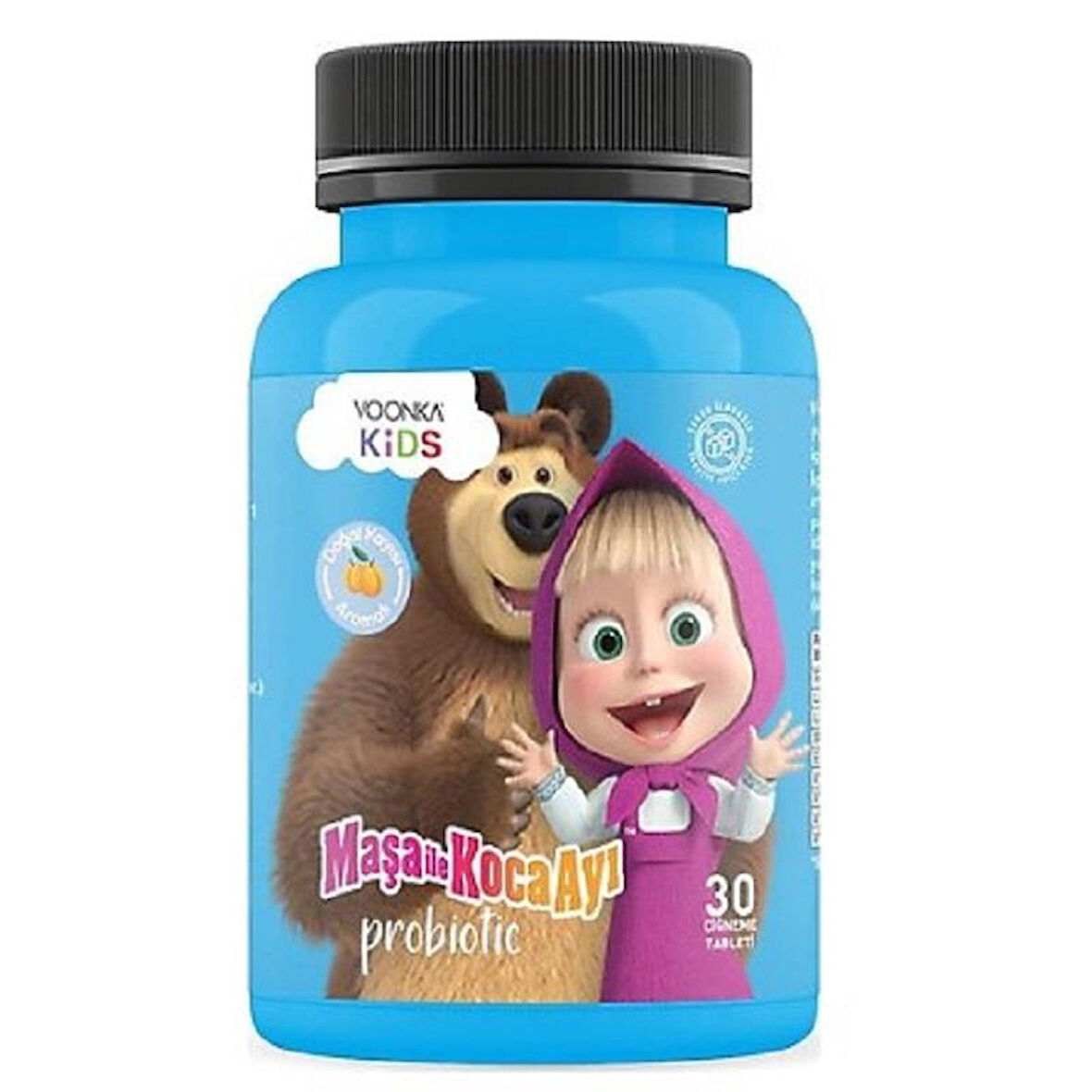 Voonka Maşa ile Koca Ayı Probiyotik 30 Çiğneme Tableti