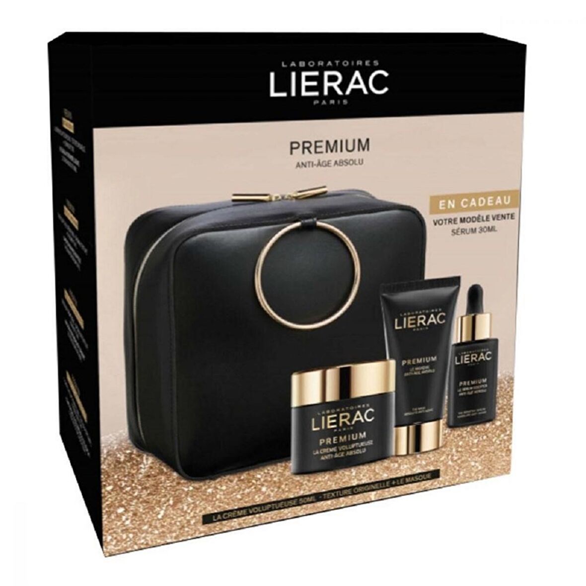 Lierac Paris Premium Christmas 2018 Kofre - Premium Voluptuous 50 ml + Mask 75 ml + Serum 30 ml