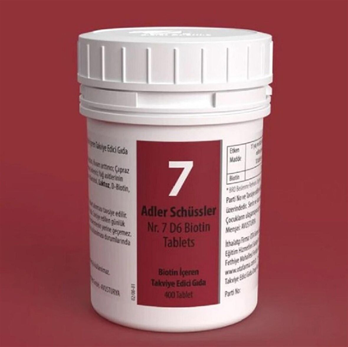 Adler Schüssler No: 7 Tablets