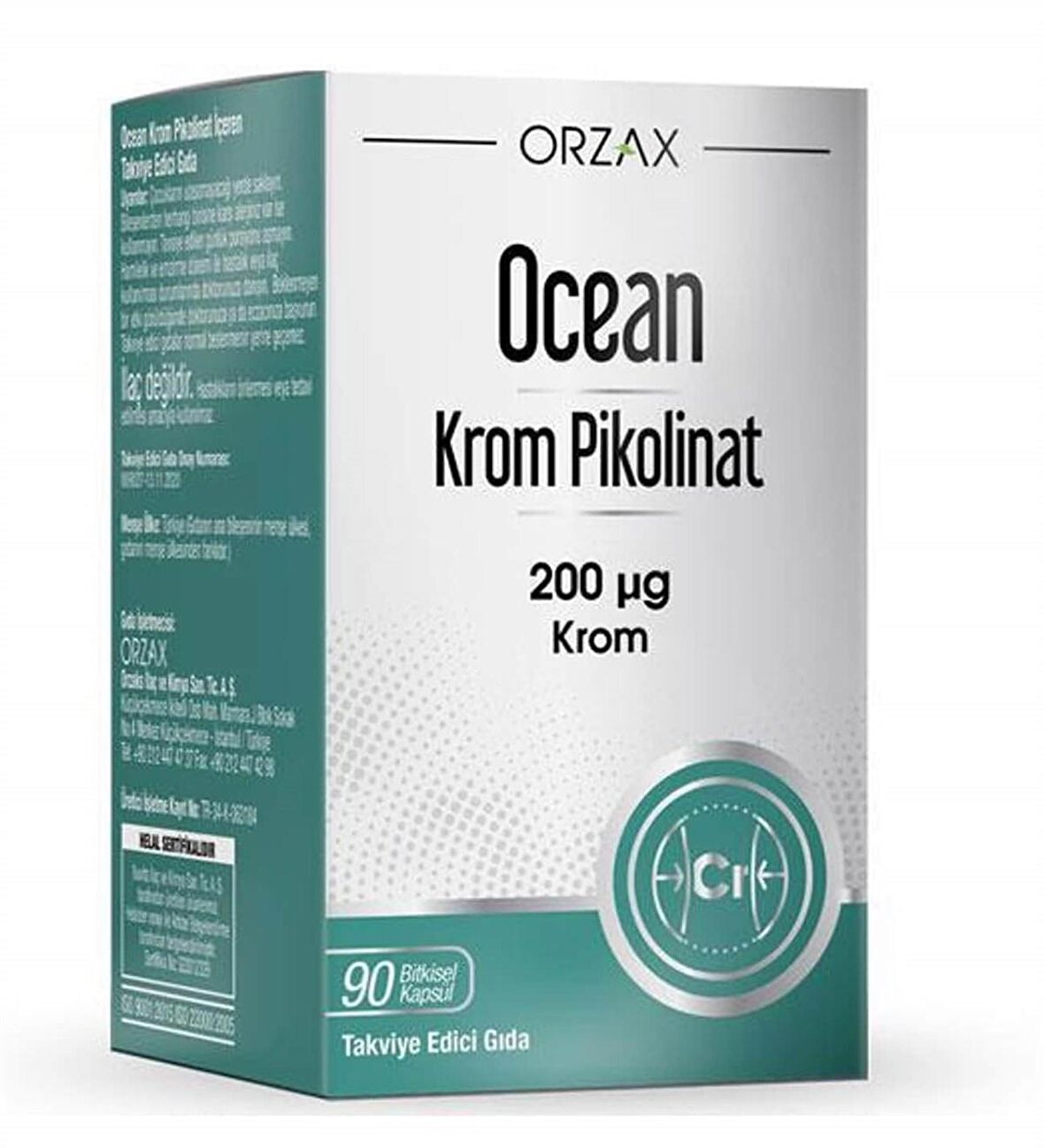 Ocean Krom Pikolinat 200 mcg 90 Kapsül