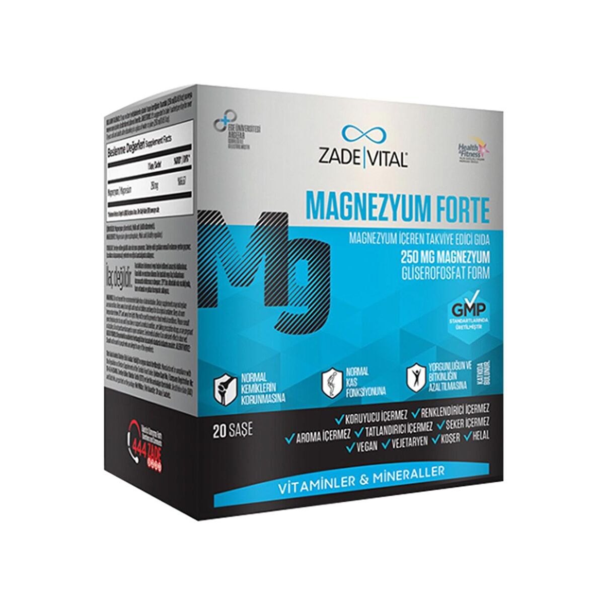 Zade Vital Magnesium Forte 20 Saşe