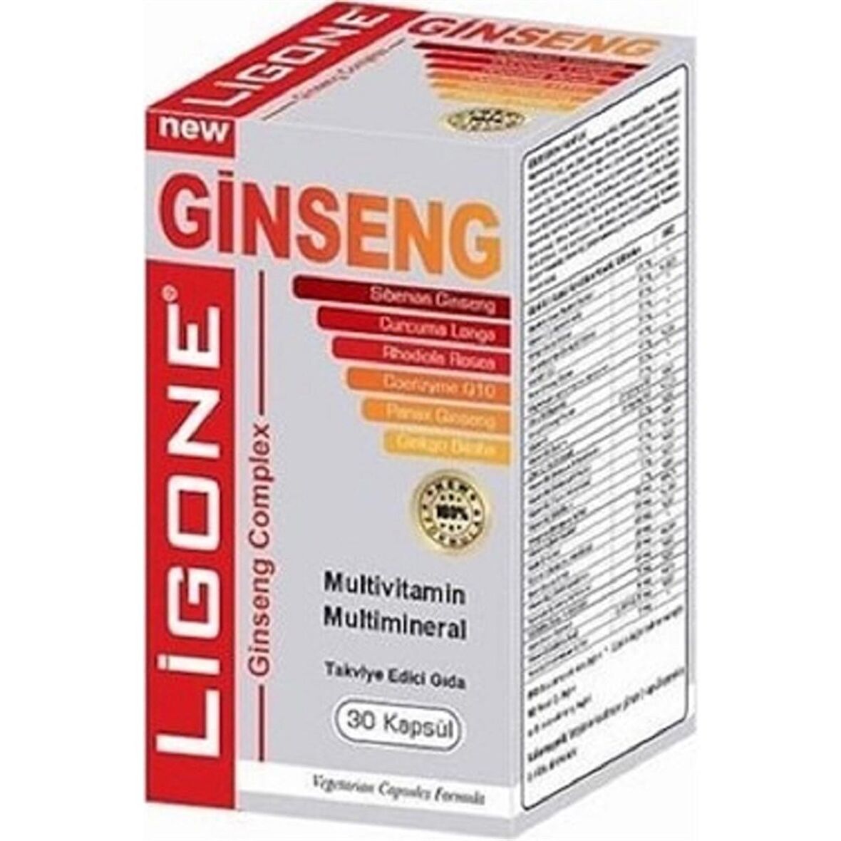 Ligone Ginseng Multivitamin Multimineral 30 Kapsül