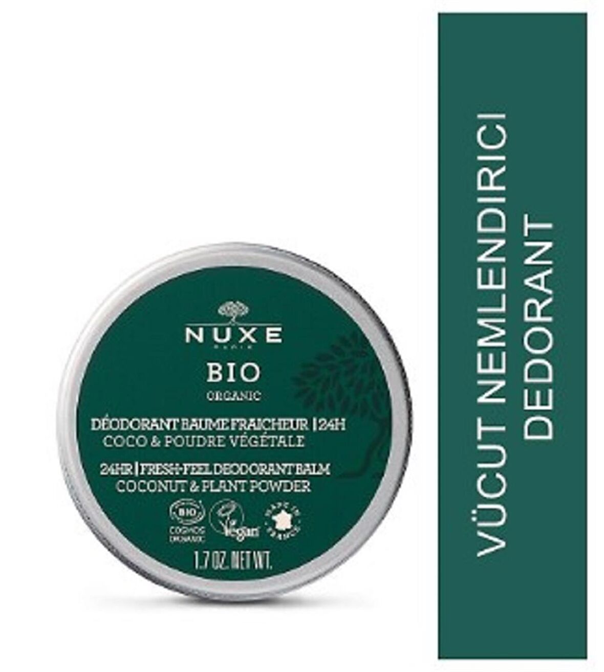 Nuxe Bio Organic 24 Saat Etkili Balm Deodorant 50 gr