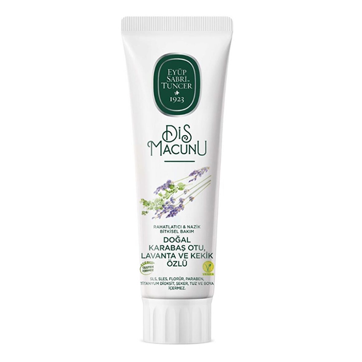 Doğal Karabaş Otu, Lavanta ve Kekik Özlü Diş Macunu 90 ml