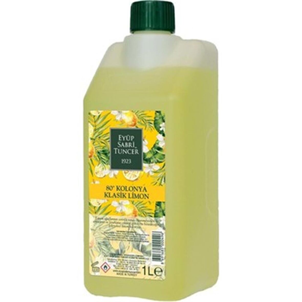 Klasik Limon Kolonyası 1 lt - Koruma Kilitli Kapak