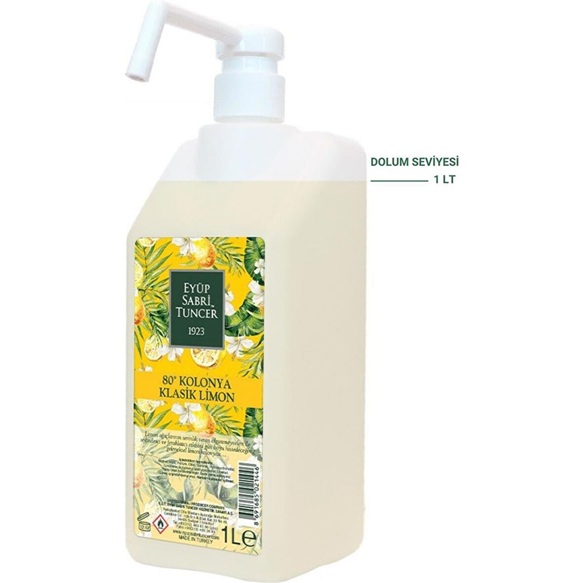 Klasik Limon Kolonyası Sprey 1 lt