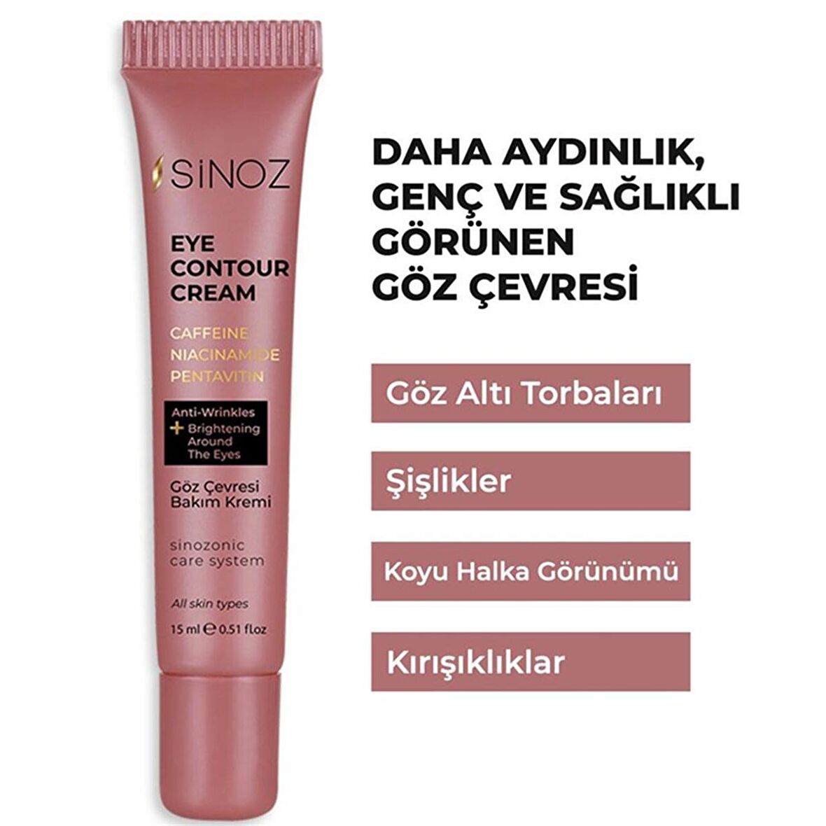 Sinoz Göz Çevresi Kremi 15 ml