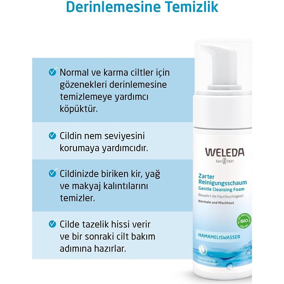 Weleda Derinlemesine Temizleme Köpüğü 150 ml