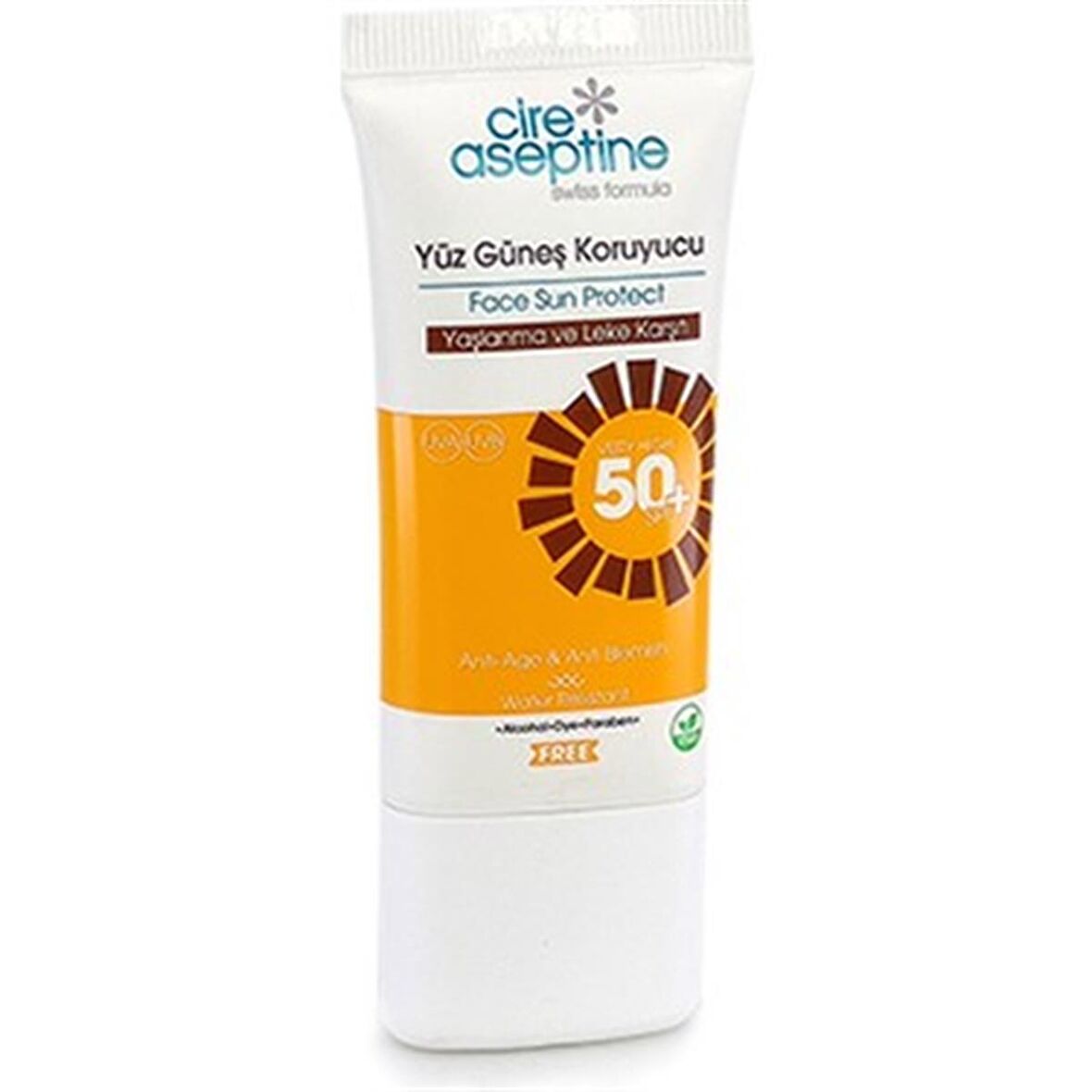 Cire Aseptine Yüz Güneş Koruyucu SPF50+ Karma ve Yağlı Cilt 50 ml