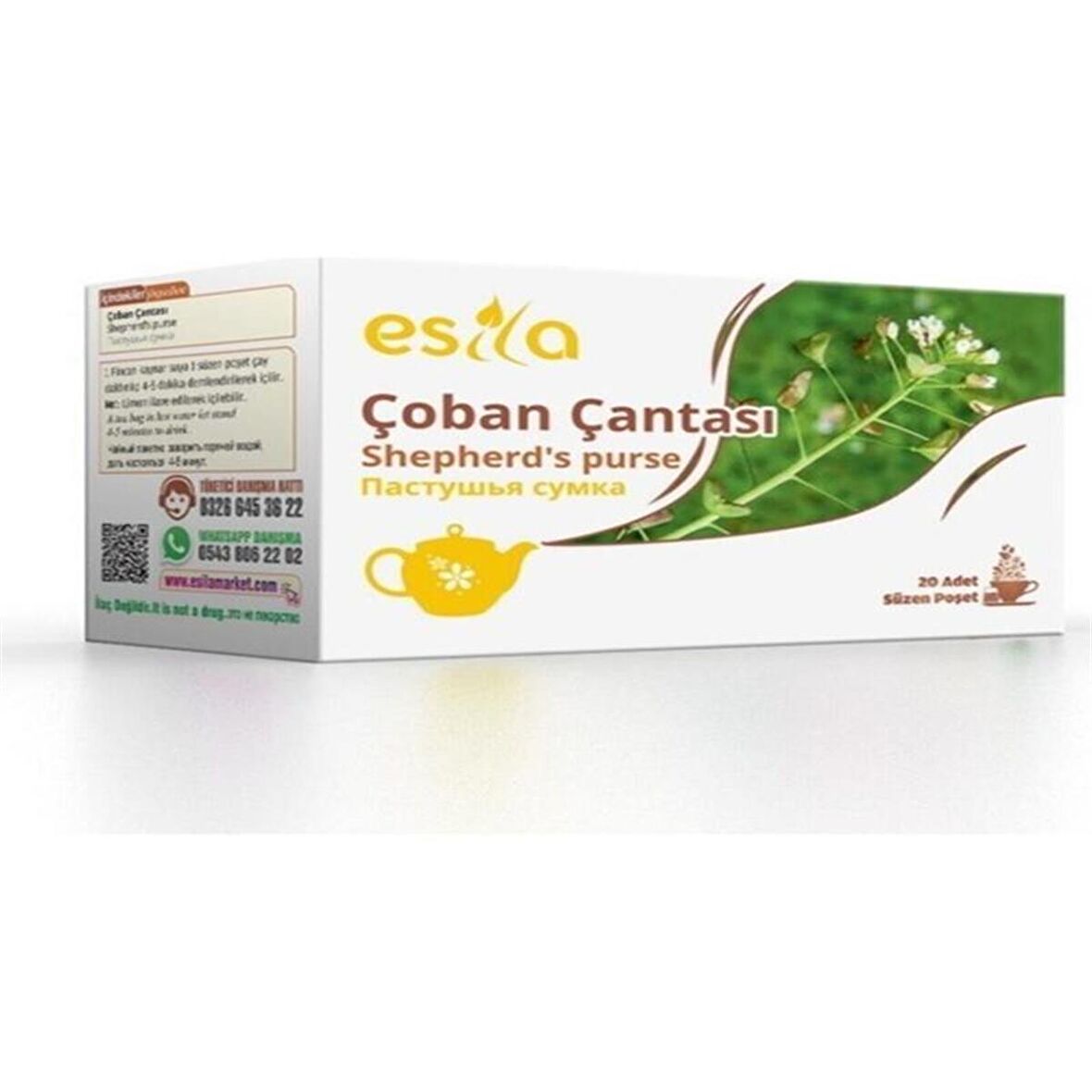 Esila Çoban Çantası Sallama Çay 40 gr 20'li