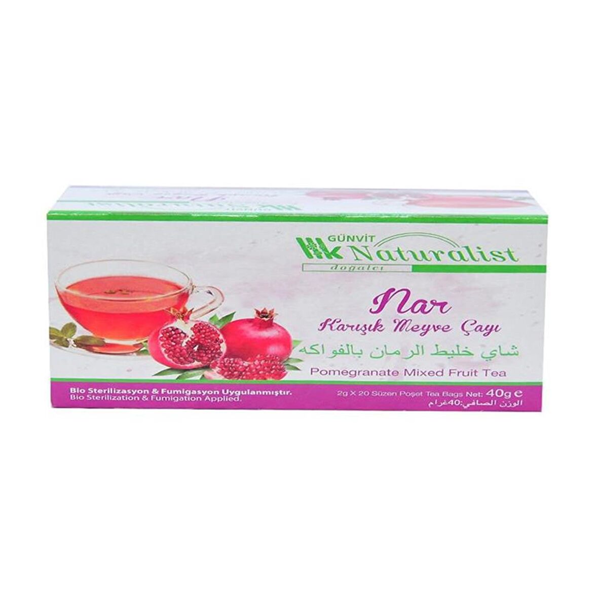 Günvit Nar Çayı 20 Süzen Poşet