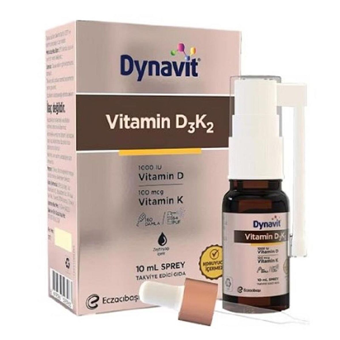 Dynavit Vitamin D3K2 Sprey 10 ml