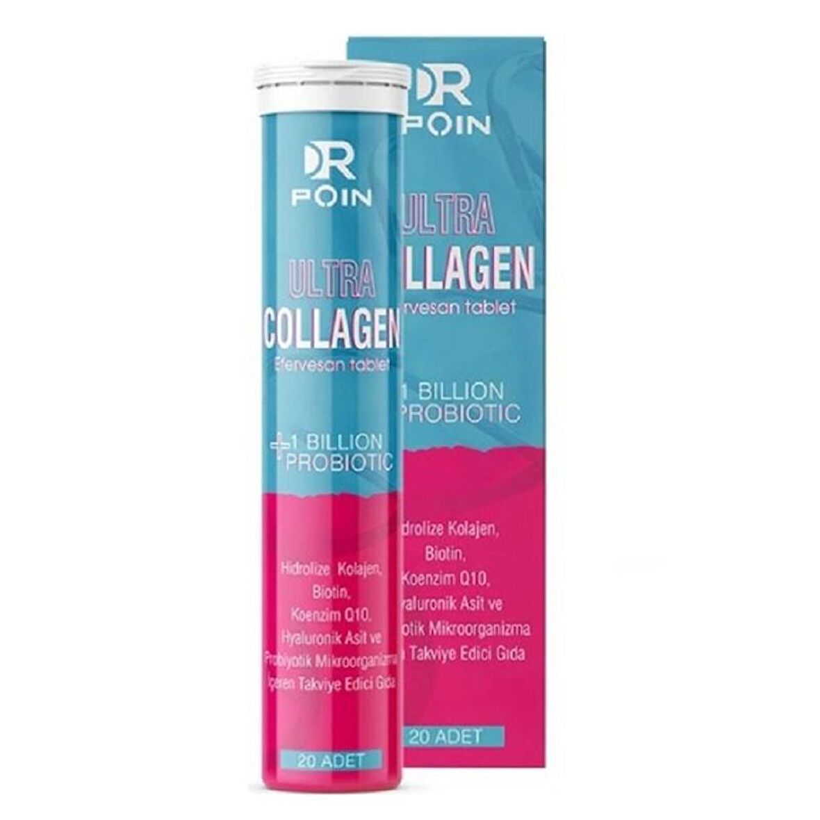 Dr Poin Ultra Collagen Efervesan Tablet 77 gr 20'li