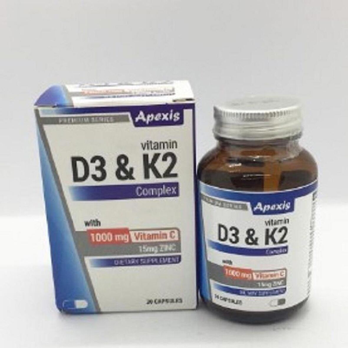 Apexis D3 & K2 Complex 30 Kapsül