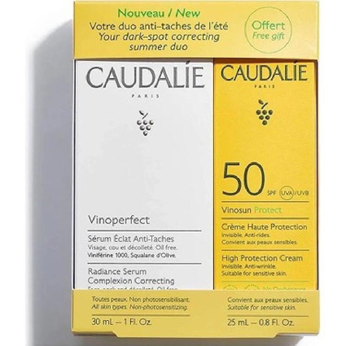 Caudalie Vinoperfect Serum 30 ml + Güneş Koruyucu SPF50 25 ml