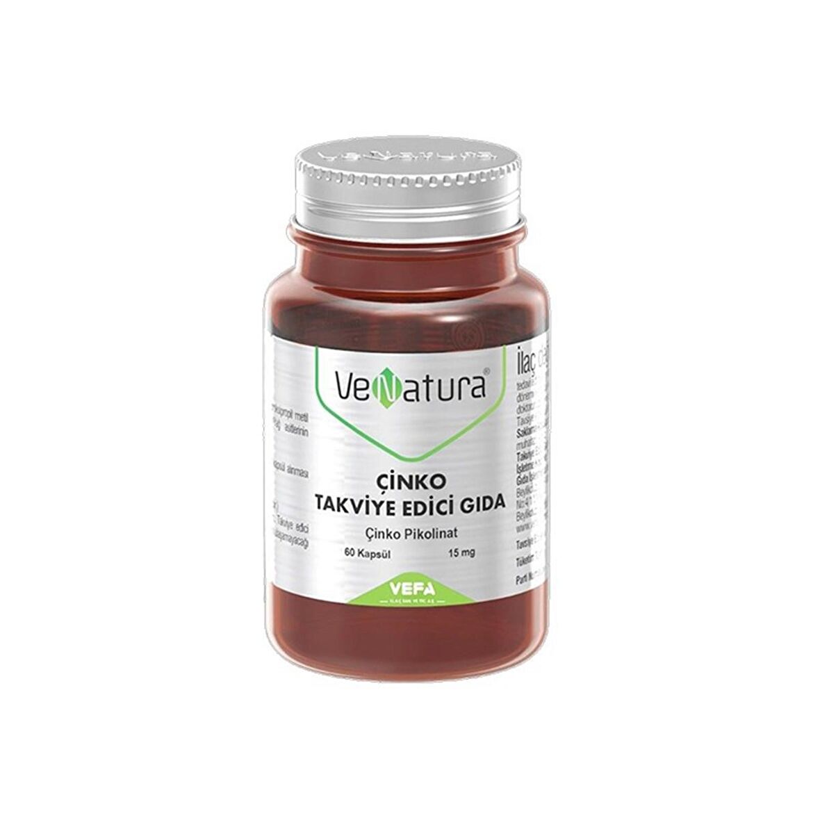 Venatura Çinko 15 mg 60 Kapsül - Eski Ambalaj