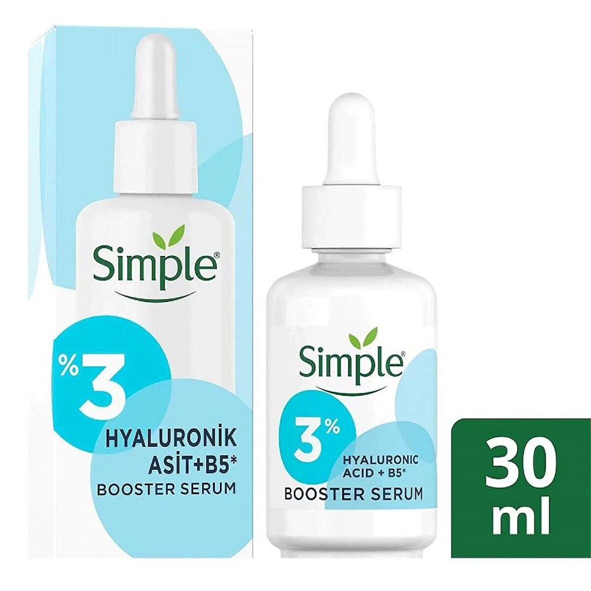 Simple Hyaluronik Asit + B5 Booster Serum 30 ml