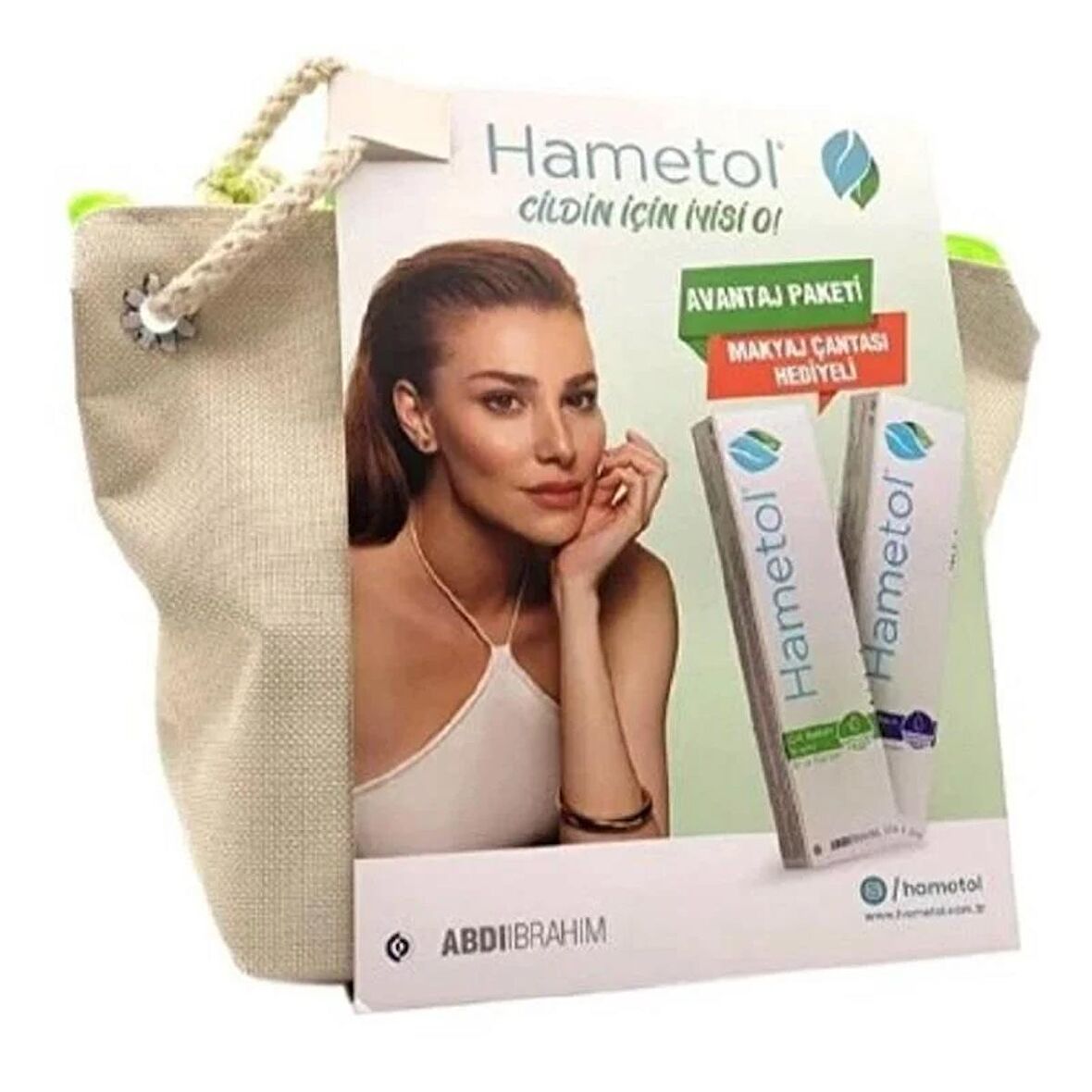 Hametol Cilt Bakım Onarıcı Krem 30 gr Kofre + Makyaj Çantası Hediyeli
