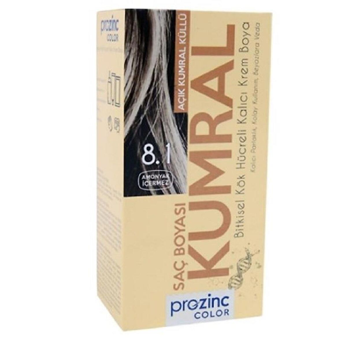 Prozinc Color Saç Boyası - 8.1 Açık Kumral Küllü