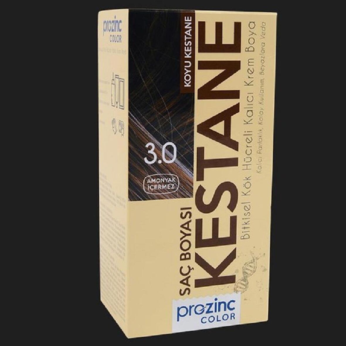 Prozinc Color Saç Boyası - 3.0 Koyu Kestane