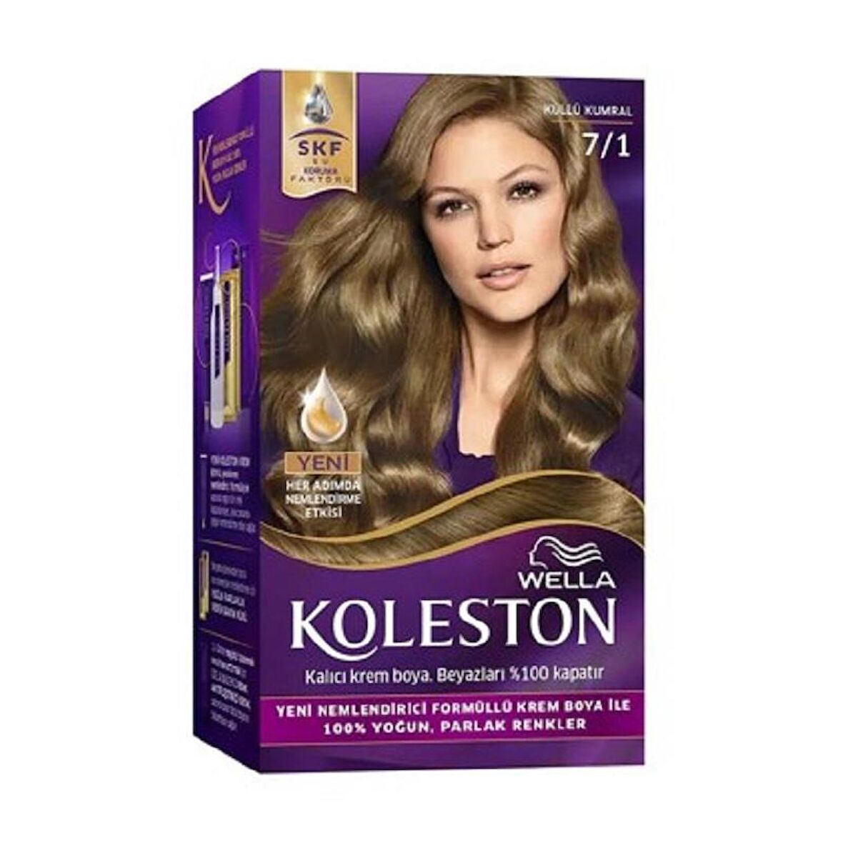 Koleston Kit Saç Boyası 7/1 Küllü Kumral