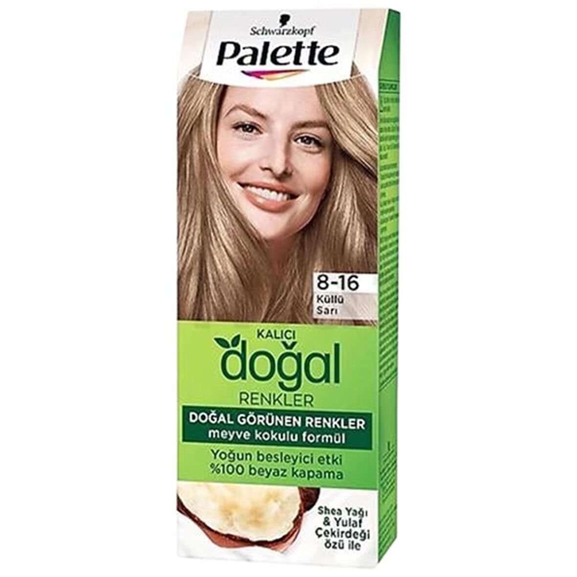 Palette Natural Doğal Renkler Saç Boyası - 8-16 Küllü Sarı