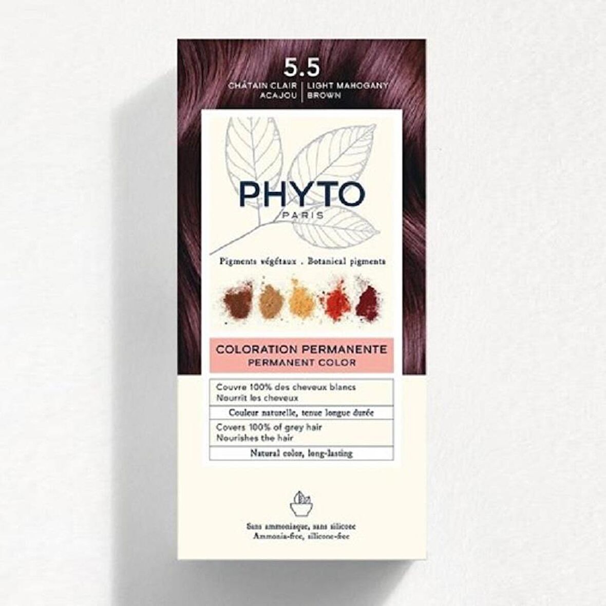 Phyto Color Saç Boyası - 5.5 Açık Kestane Akaju