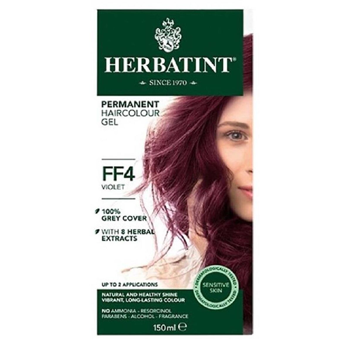 Herbatint Bitkisel Saç Boyası FF4 Violet Mor 150 ml