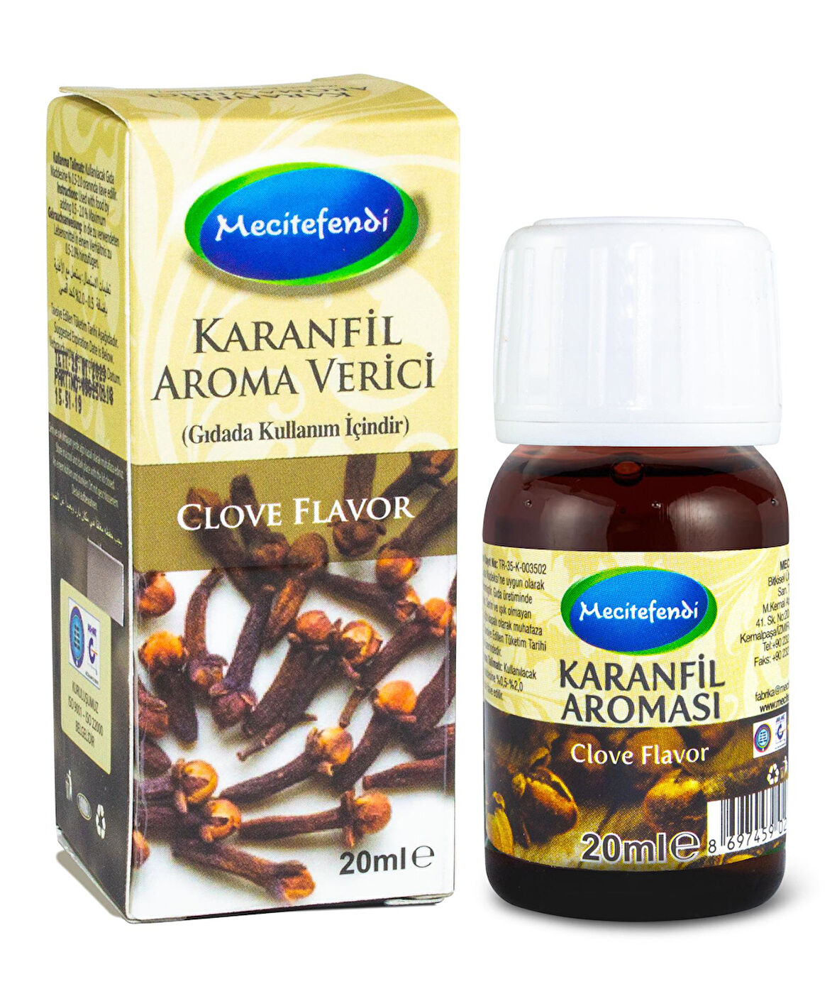  MECİTEFENDİ KARANFİL AROMA VERİCİ  20CC 