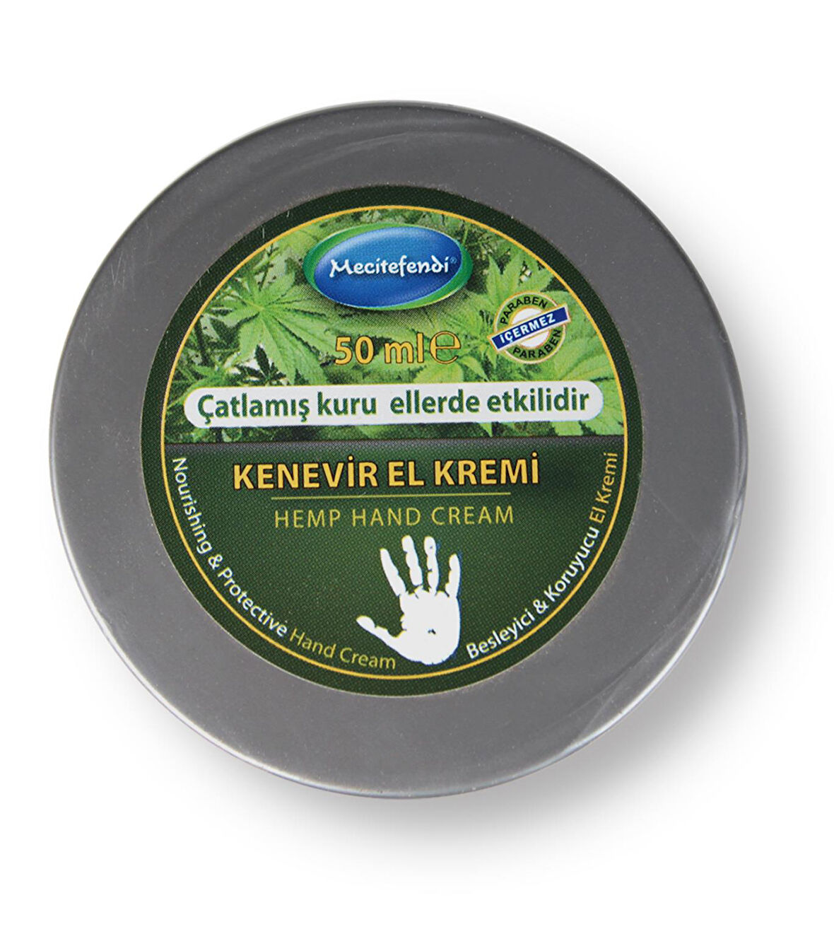  MECİTEFENDİ KENEVİR TOHUMU YAĞLI EL KREMİ 50 Ml 