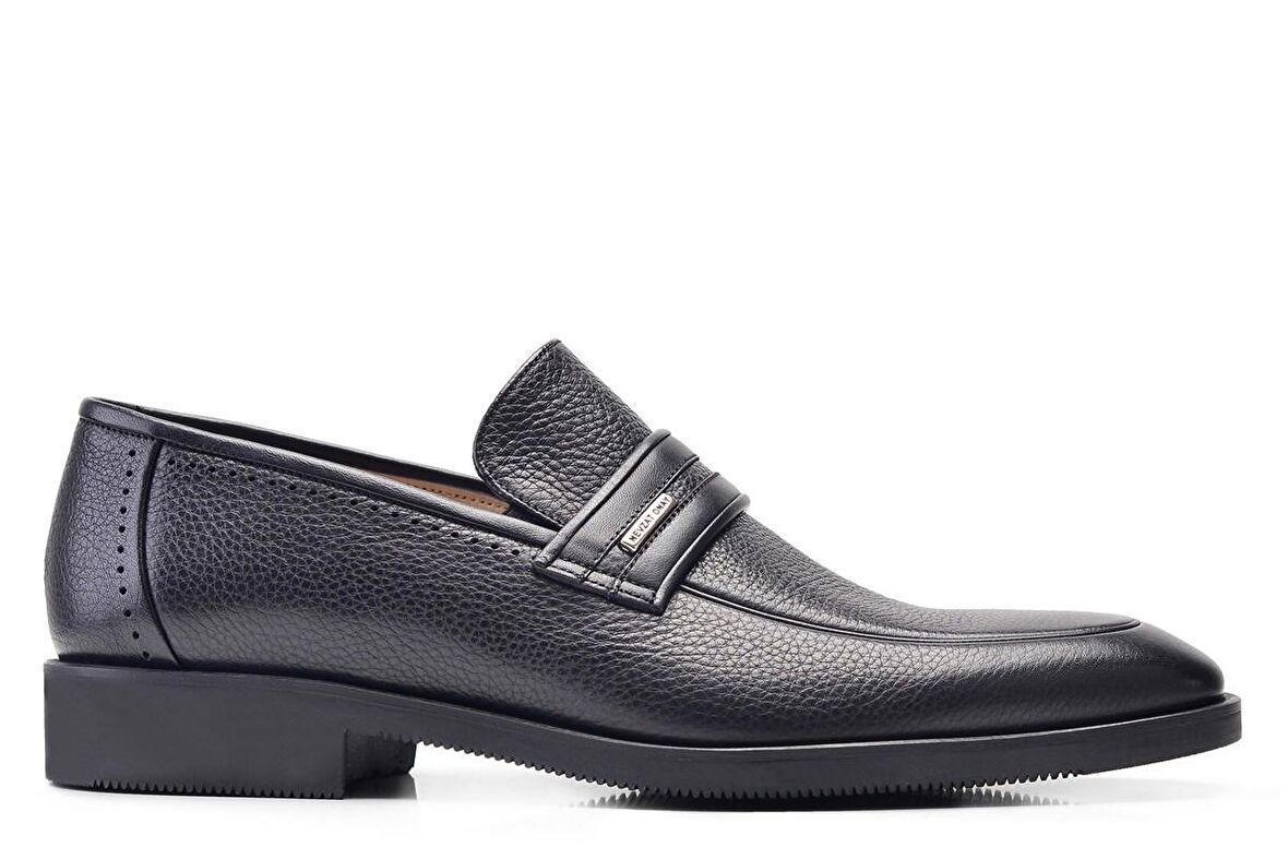 Siyah Klasik Loafer Erkek Ayakkabı -11911-