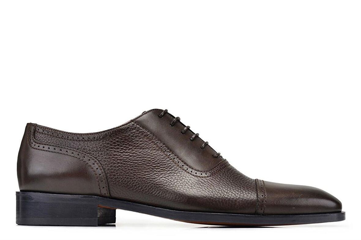 Kahverengi Oxford Bağcıklı Erkek Ayakkabı -12278-