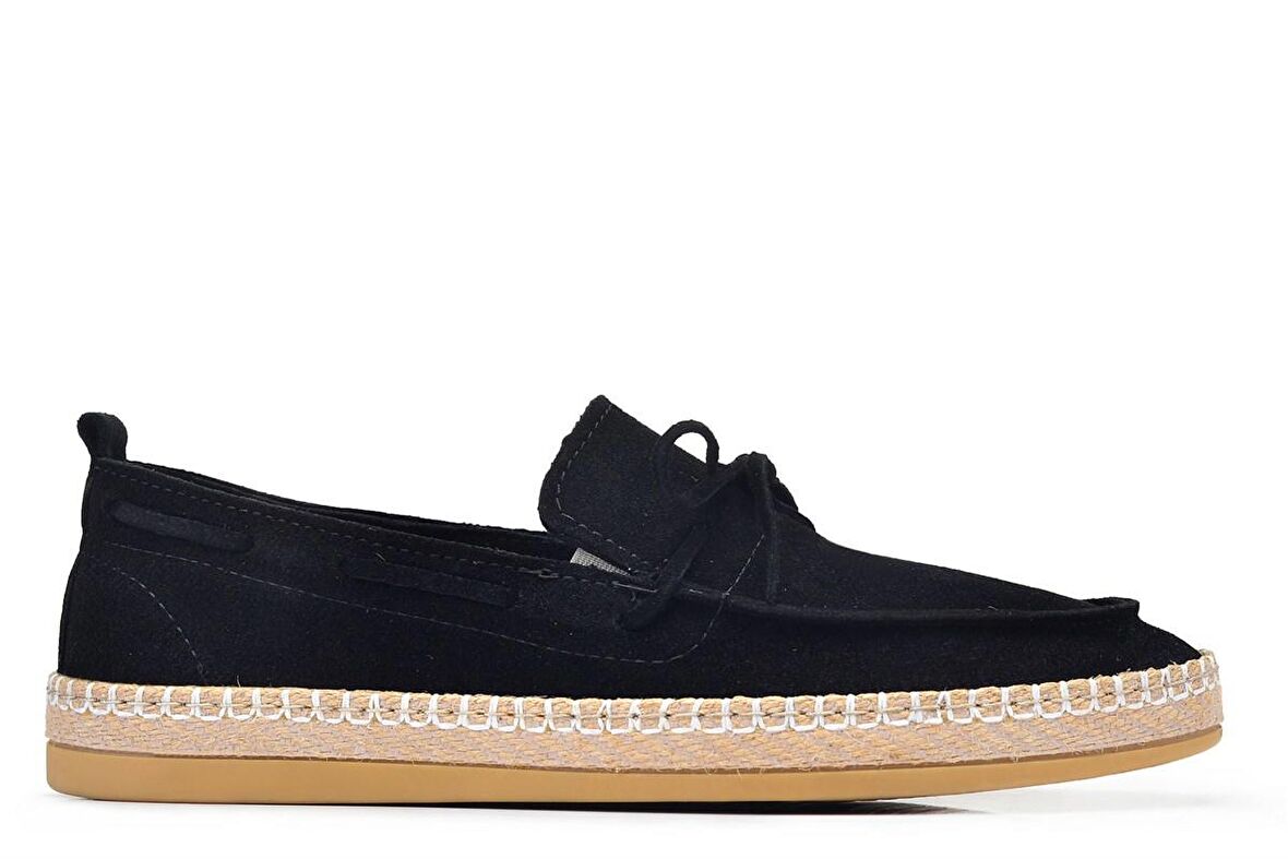 Siyah Günlük Loafer Erkek Ayakkabı -12645-