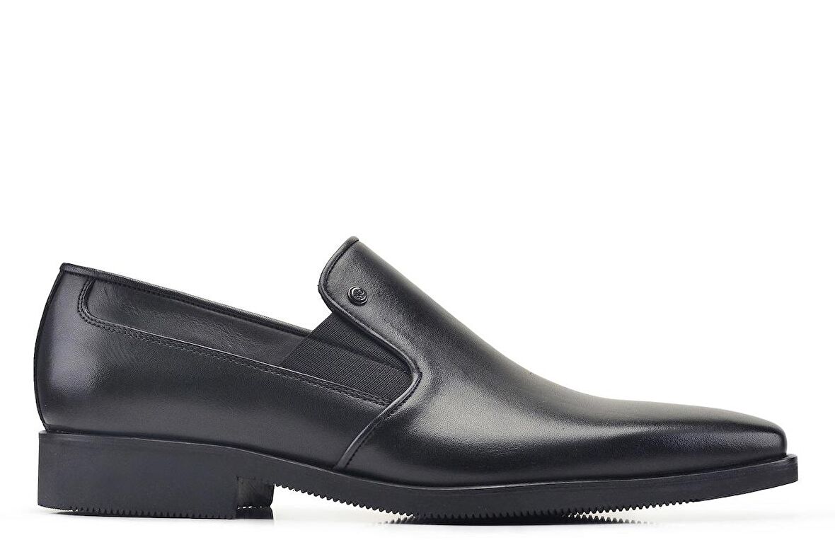 Siyah Termo Loafer Erkek Ayakkabı -44821-