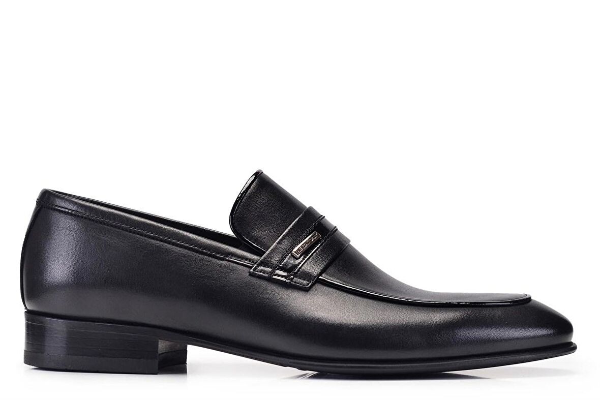 Siyah Günlük Loafer Neolit Erkek Ayakkabı -11443-