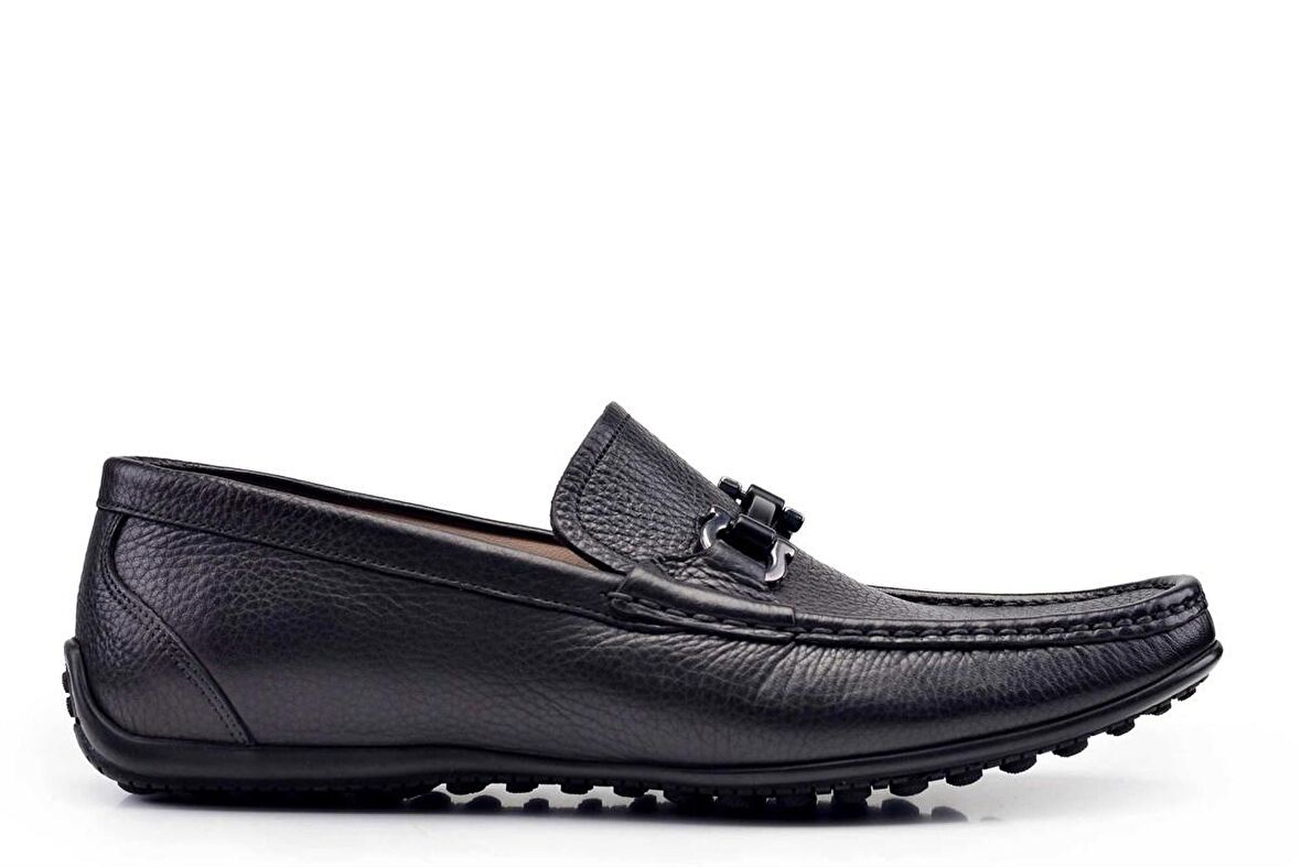 Siyah Günlük Loafer Erkek Ayakkabı -10829-