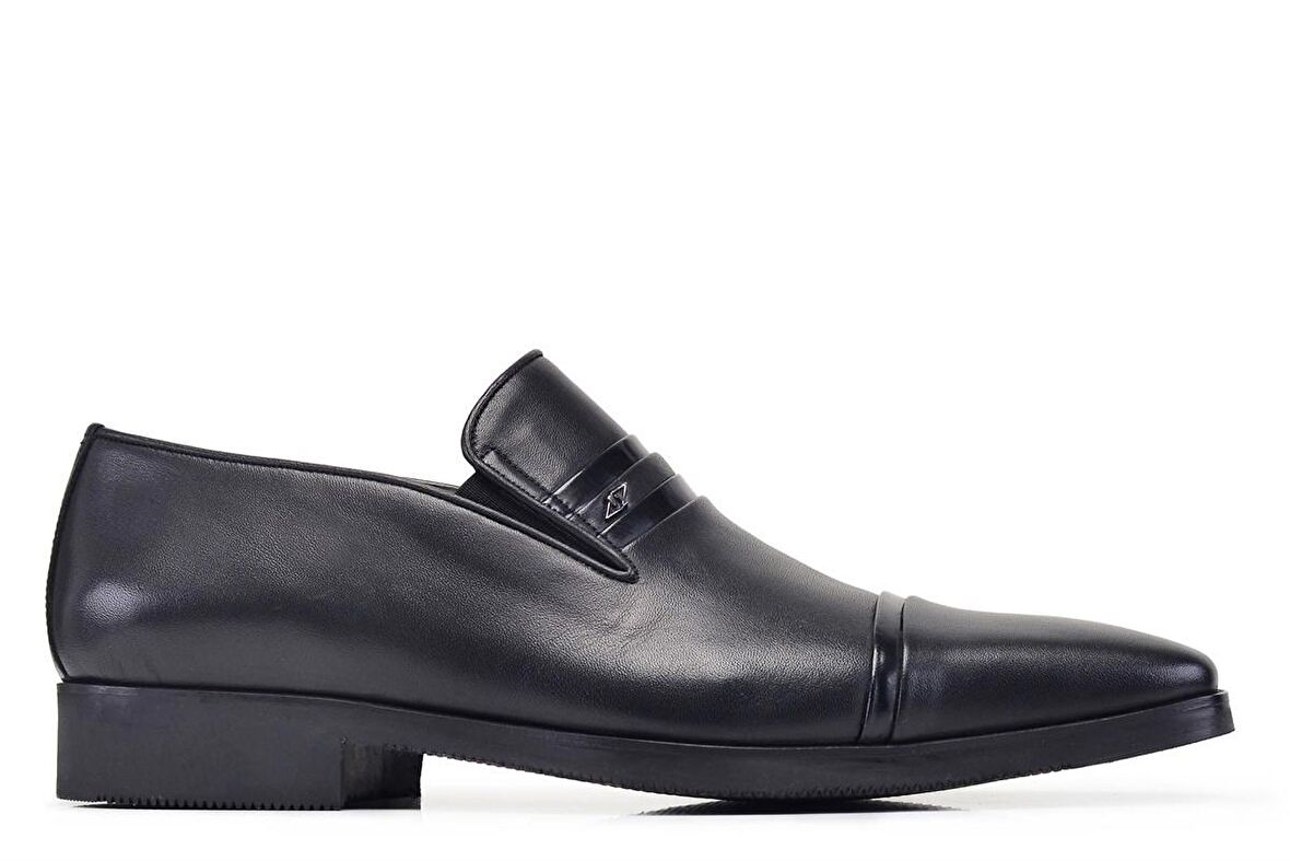 Siyah Klasik Termo Erkek Ayakkabı -8160-