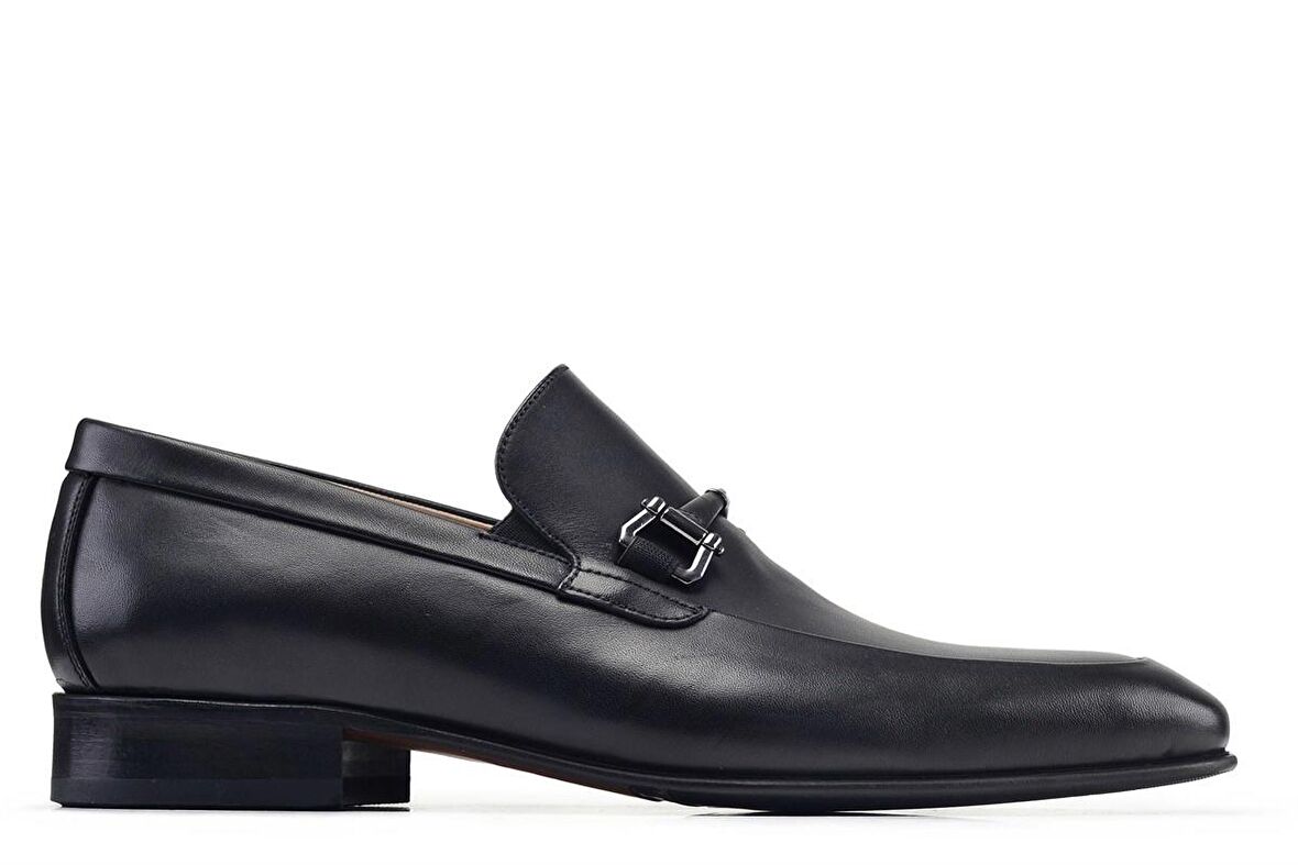 Siyah Klasik Loafer Neolit Erkek Ayakkabı -47703-