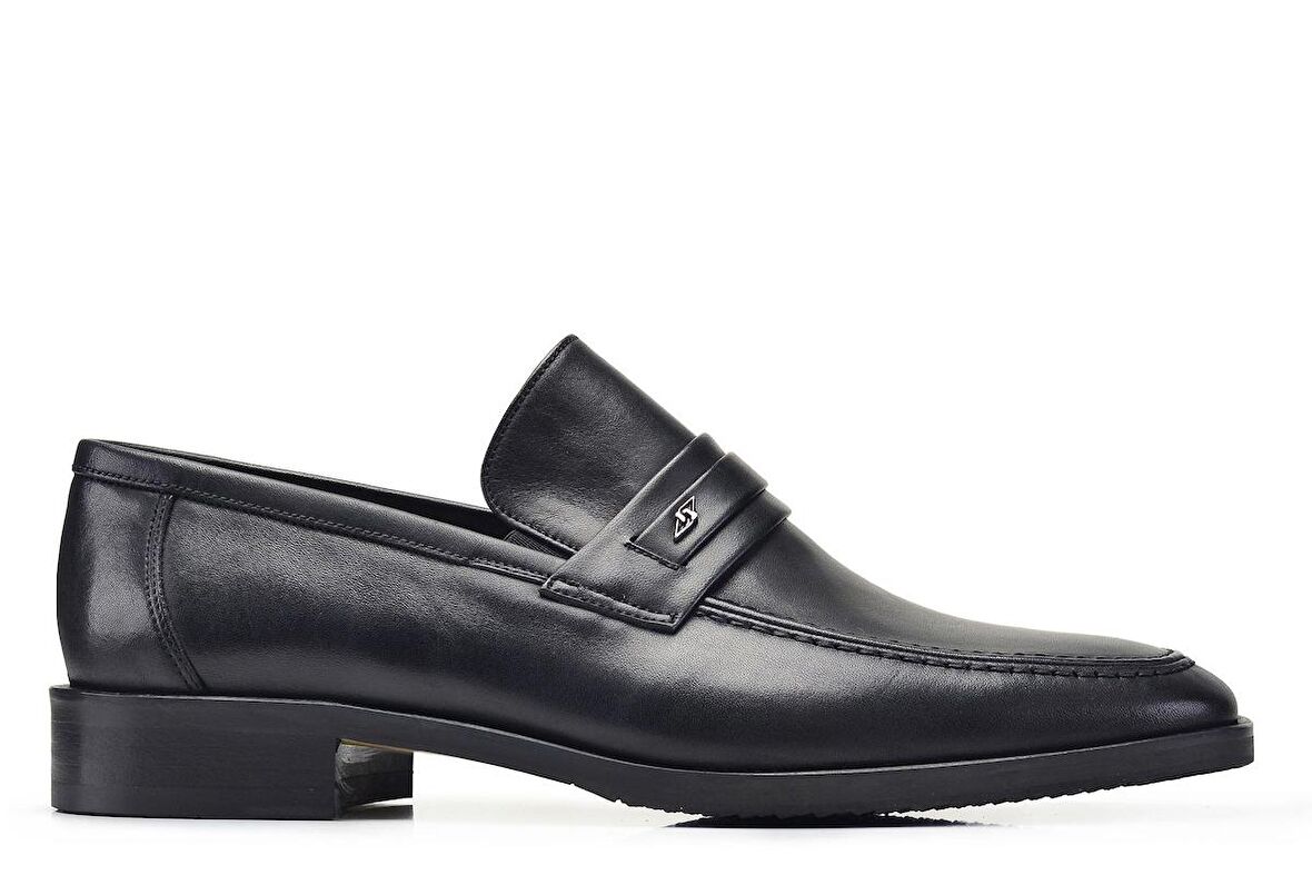 Siyah Bağcıksız Kışlık Ayakkabı -65871-