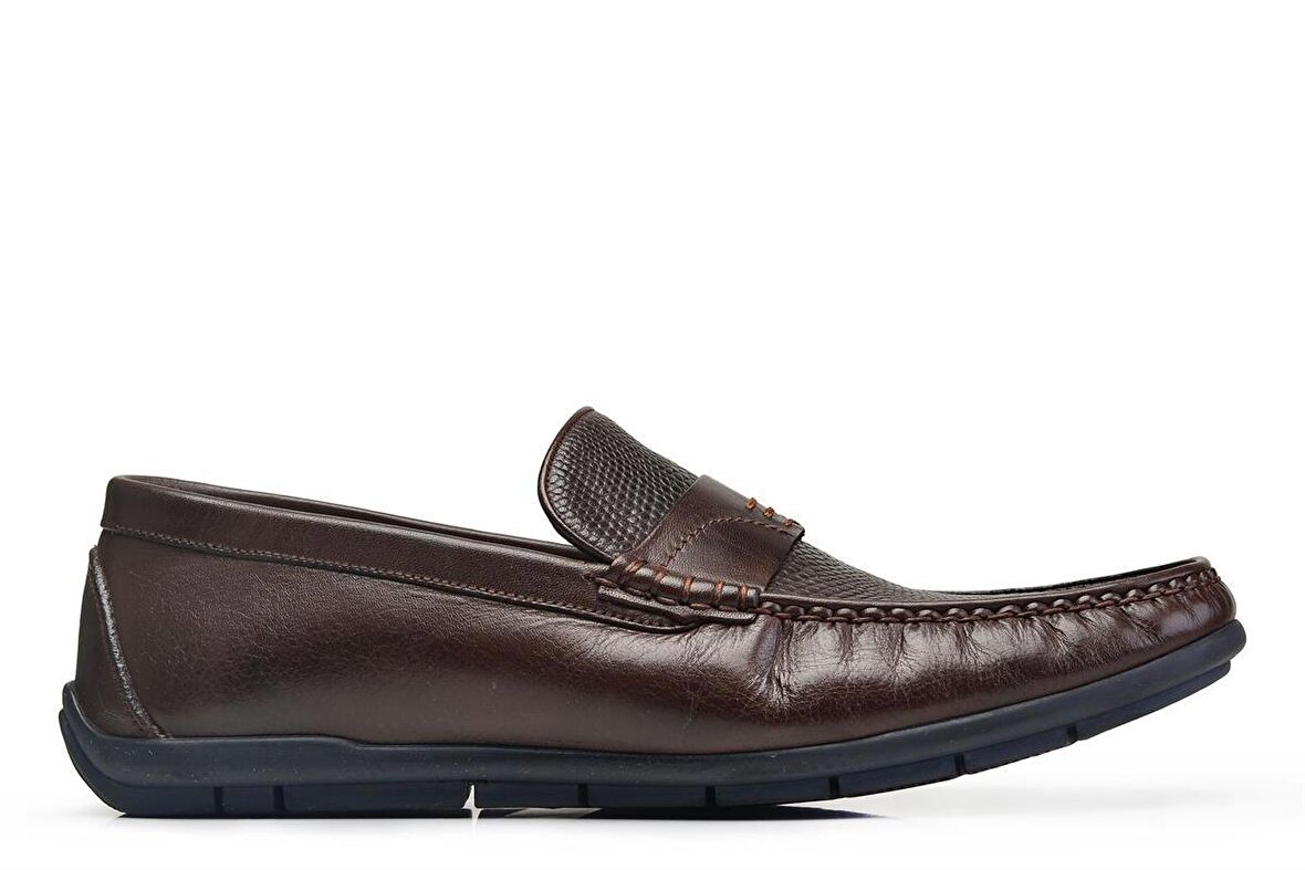 Kahverengi Günlük Bağcıksız Erkek Ayakkabı -90341-