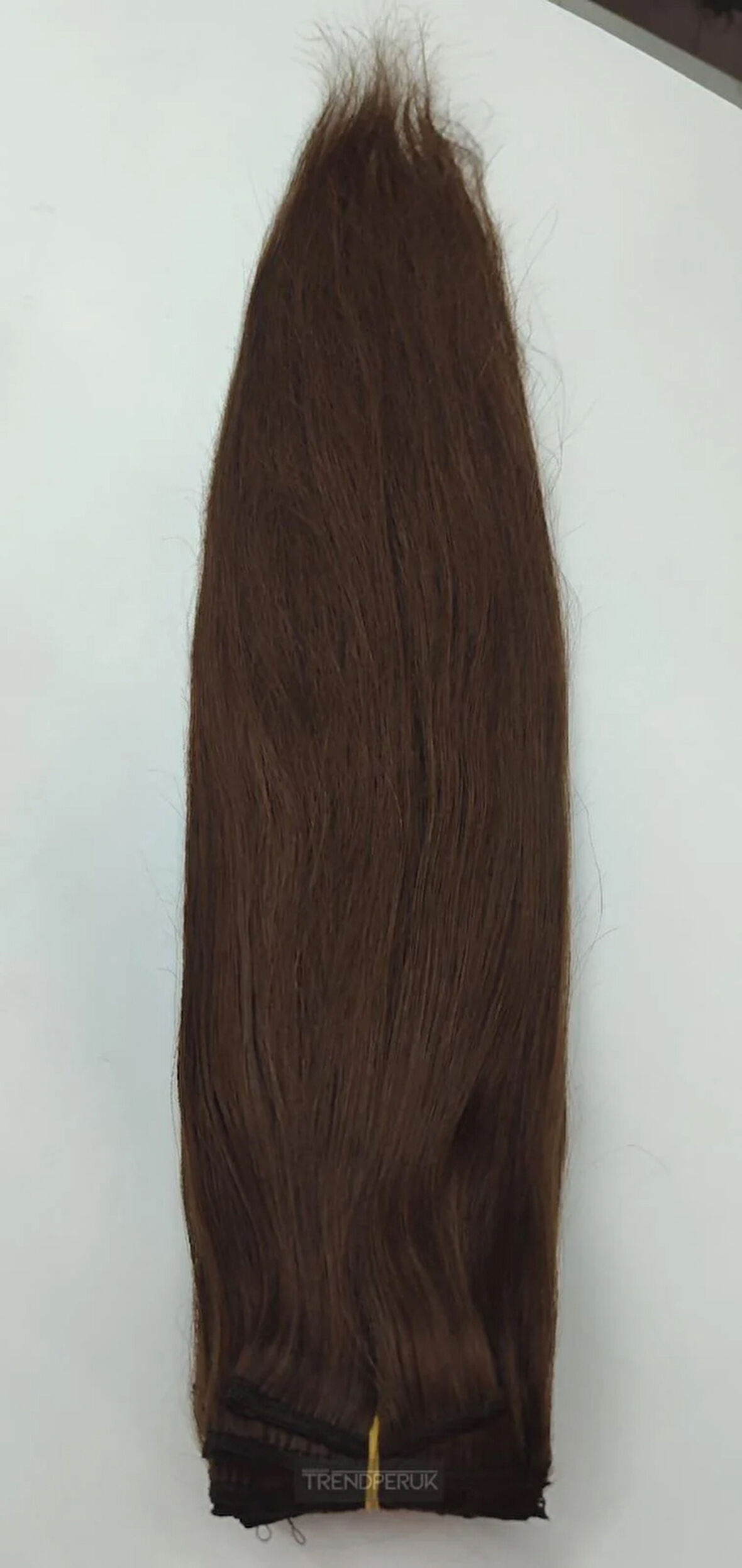 8 Parça 200 gr 65-70 cm Gerçek Saç Çıtçıt Açık Kahve Renk