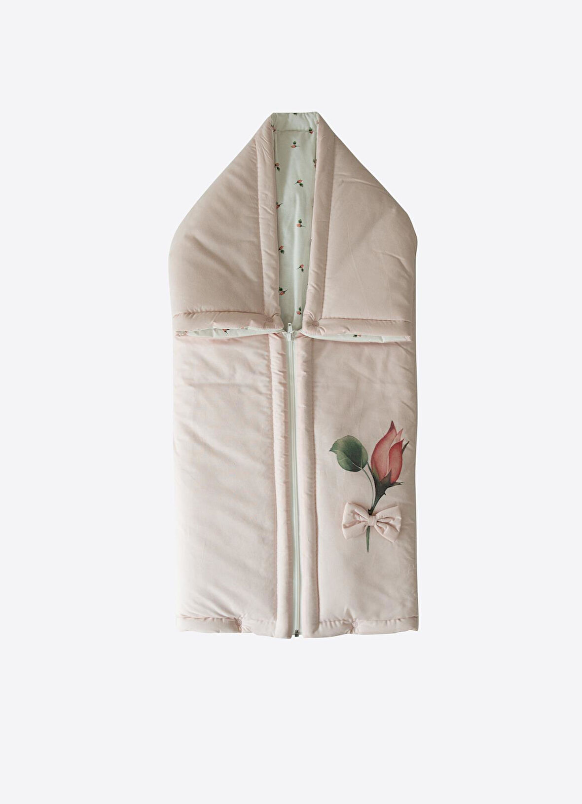 Zen Fermuarlı Battaniye Pembe