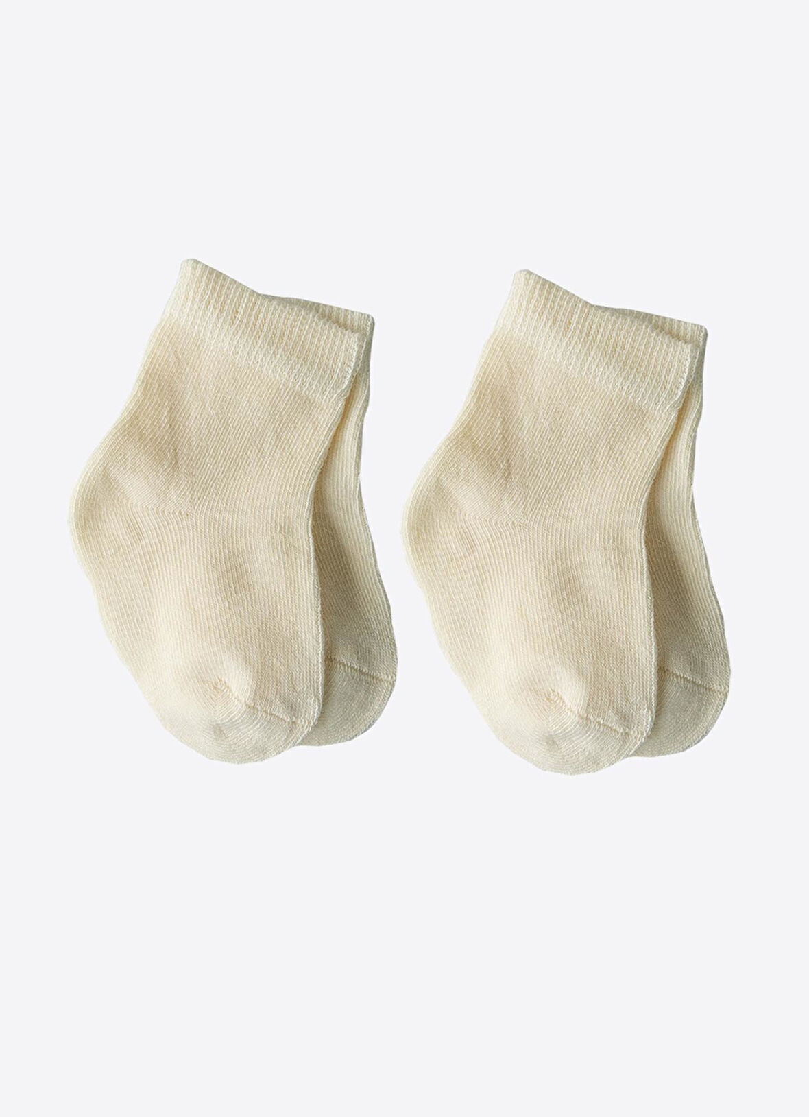 Organik Basic 2'li Çorap Natural
