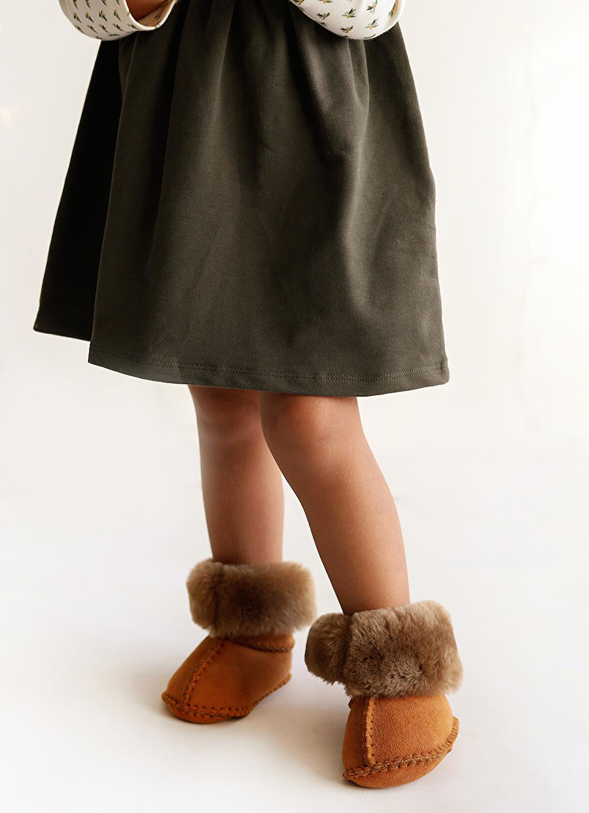 kitikate Deri Ev Ayakkabısı Kahverengi