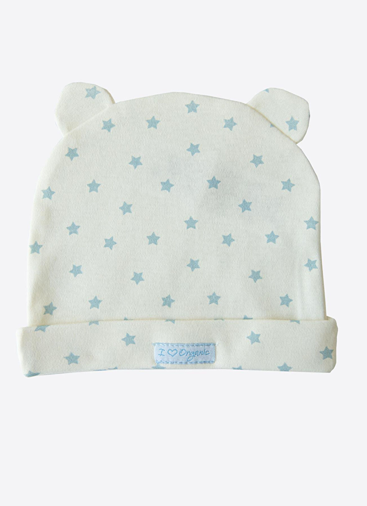 Organik New Dreams Kulaklı Şapka Mavi Yıldız