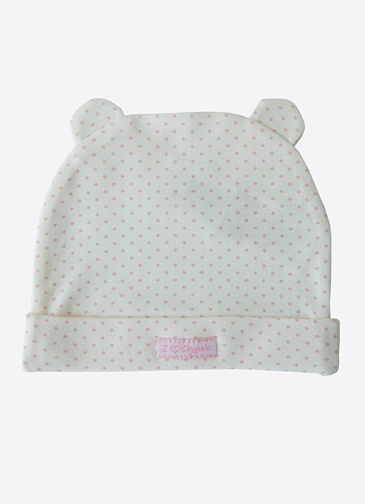 Organik New Dreams Kulaklı Şapka Pembe Puan
