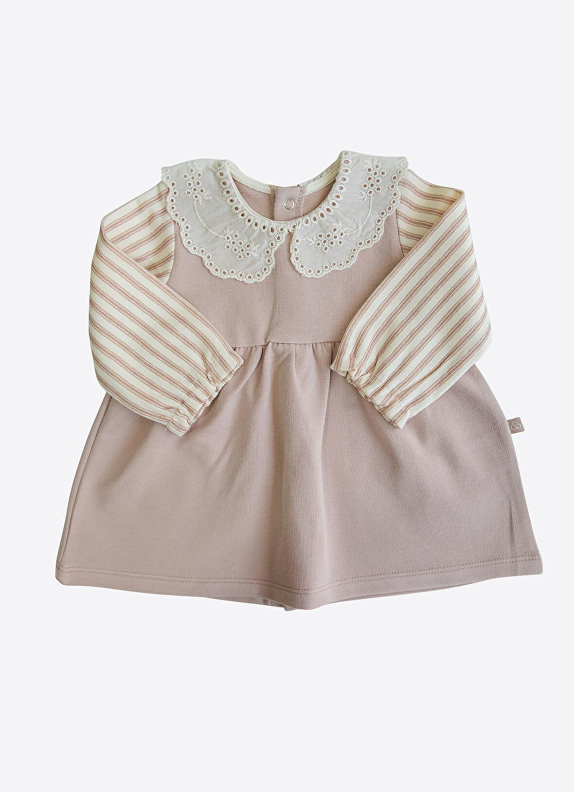 Organik Anya Elbise Bej