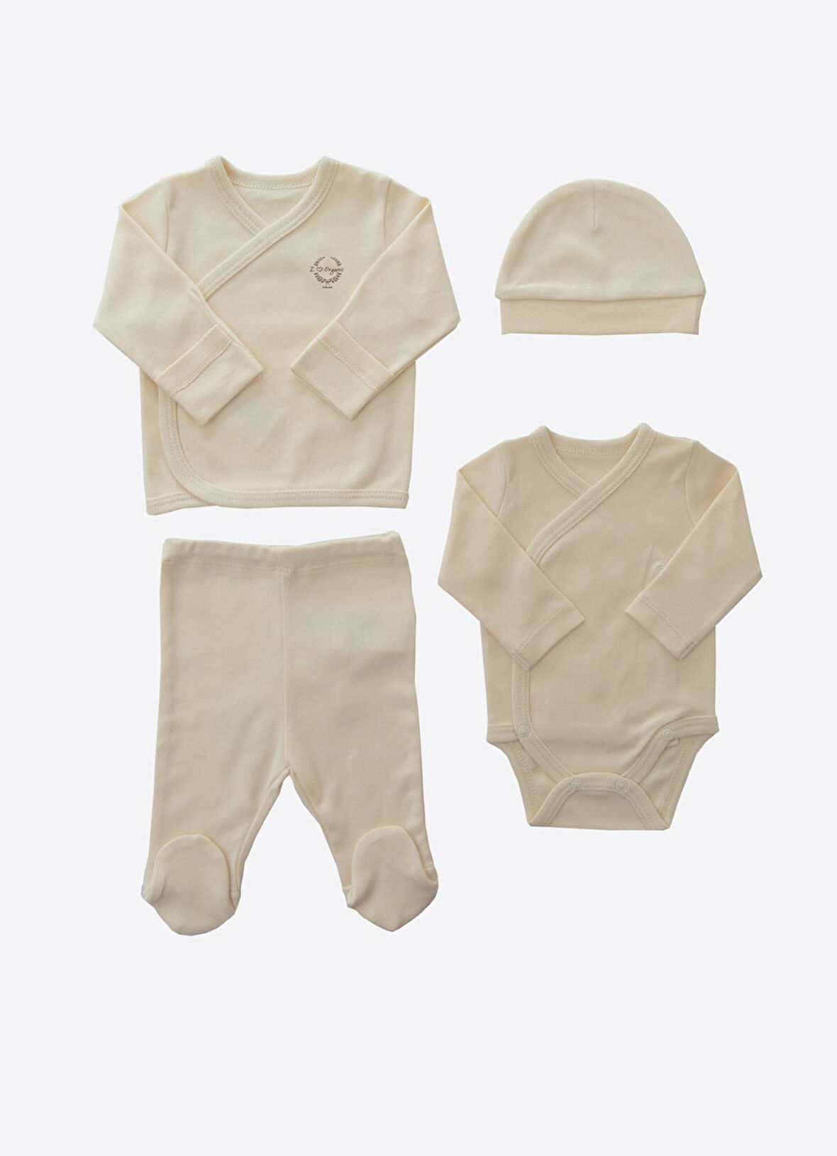 Organik New Basic Prematüre 4'lü Set Naturel