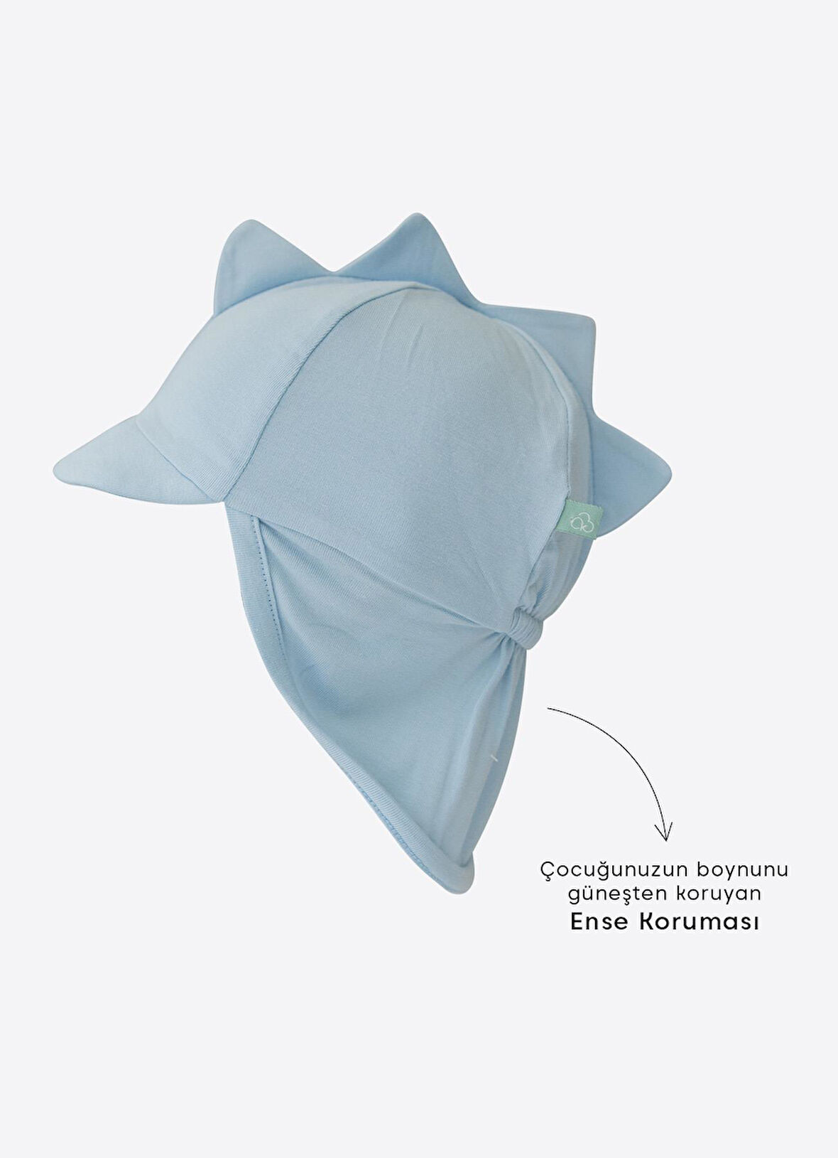 Organik Saurus Şapka Mavi