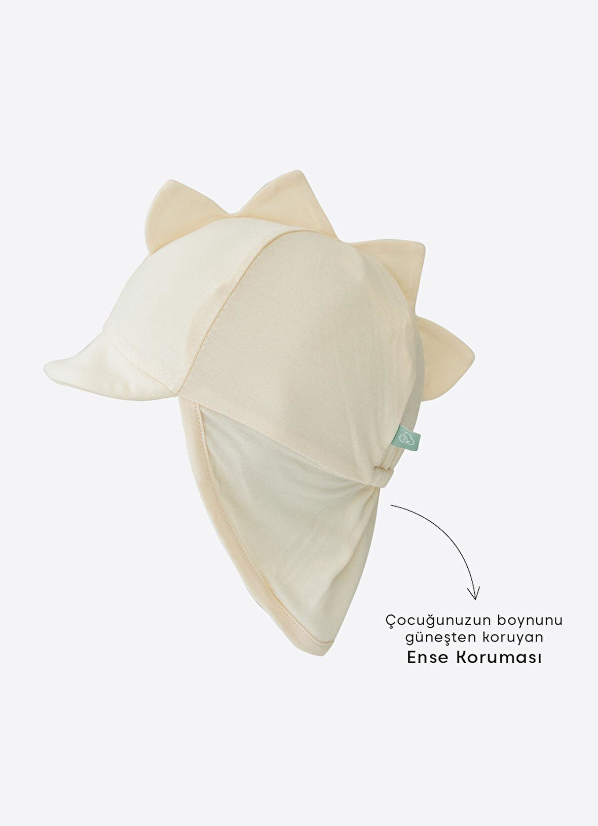 Organik Saurus Şapka Natural